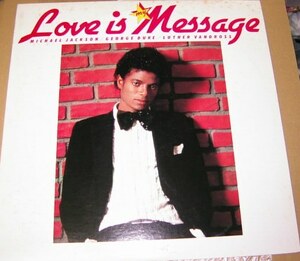 マイケル・ジャクソンpromo only超稀少LP「Love Is Massge【MICHAEL JACKSON