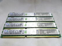 美品 SAMSUNG ヒートスプレッダ付メモリー PC3-12800R DDR3-1600 1枚8GB×4枚組 合計32GB 両面チップ Registered ECC 動作検証済_画像4