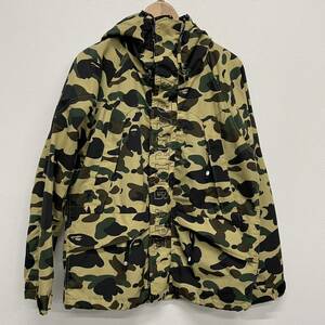 【A BATHING APE】アベイシングエイプ★ナイロンジャケット サイズM カモフラ 迷彩 メンズ 001HJD301001X 1