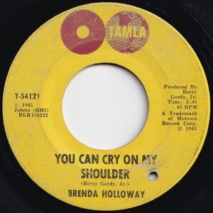 Brenda Holloway You Can Cry On My Shoulder / How Many Times Did You Mean It Tamla US T-54121 205314 ソウル レコード 7インチ 45