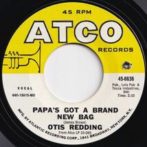 Otis Redding Papa's Got A Brand New Bag / Direct Me ATCO US 45-6636 205355 SOUL ソウル レコード 7インチ 45_画像1