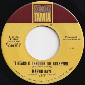 Marvin Gaye I Heard It Through The Grapevine / You're What's Happening Tamla US T 54176 205398 SOUL ソウル レコード 7インチ 45