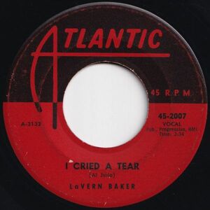 LaVern Baker I Cried A Tear / Dix-A-Billy Atlantic US 45-2007 205415 R&B R&R レコード 7インチ 45