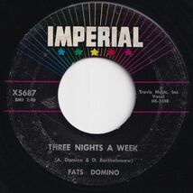 Fats Domino Put Your Arms Around Me Honey / Three Nights A Week Imperial US X5687 205450 R&B R&R レコード 7インチ 45_画像2