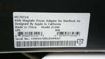 Apple 純正 MagSafe Power Adapter MacBook Air 45W MC747J/A Model A1244 ACアダプタ 電源_画像5