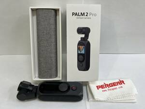 【DK-18408YB】Fimi PALM 2 Pro ジンバルカメラ 3軸 4K 30fps ビデオカメラ 箱・充電ケーブル・専用ケース有 中古 動作確認済み