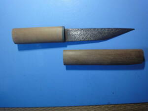 【二四萬石】切出ナイフ 木工ナイフ 刃幅約25㎜ 全長約250㎜ 質量120ｇ未使用ですが長期保存品のため汚れ、錆等あり。