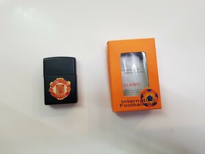 未使用　Manchester United　マンチェスターユナイテッド　ライター　international　football　club　STAR lighter　オイルライター