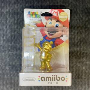 新品 未使用 任天堂 amiiboマリオ ゴールドver