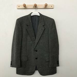 Aquascutum アクアスキュータム メンズ ヘリンボーンツイード 冬用 テーラードジャケット 良品 size 165-94AB4