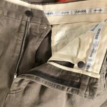 ARMANI COLLEZIONI アルマーニ コレッツィオーニ イタリア製 メンズ 1タック コーデュロイパンツ 良品 size 46/L_画像6