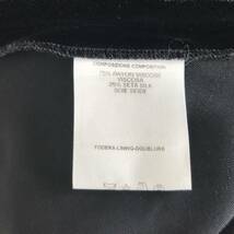 GUCCI グッチ イタリア製 正規品 シルクブレンド ノースリーブ ベロアワンピース ブラック 美品 size 40_画像7