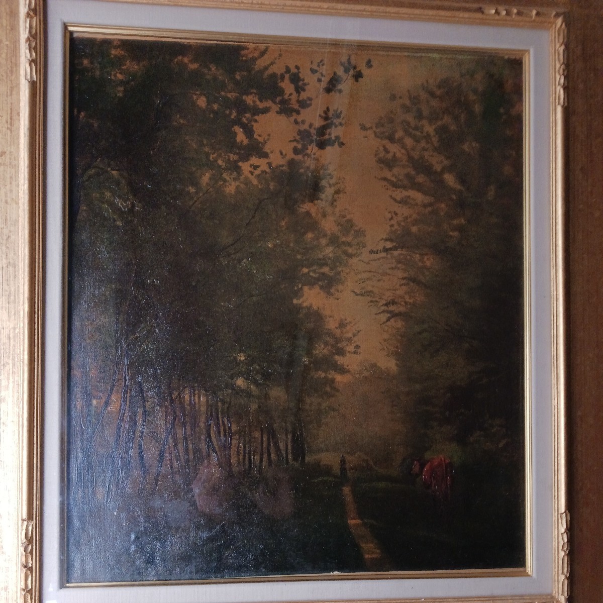 Frankreich, Camille Corot Villetablay Reproduktionsgemälde, Kunstwerk, Malerei, Andere