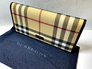 BURBERRY 　LONDON　バーバリーロンドン　長財布　ノバチェック　札入れ　小銭入れ有り