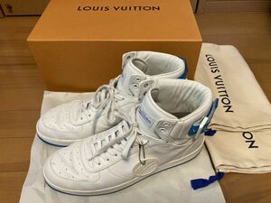 ルイヴィトン Louis Vuitton ハイカット スニーカー　ホワイト 白 箱 保存袋付 サイズ表記10 28cm