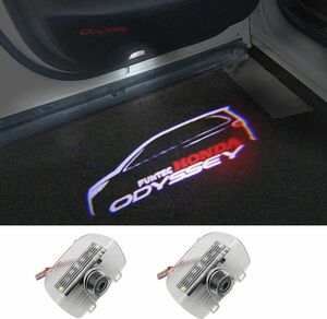 カーテシランプ カーテシライド ホンダ LED 高輝度 Odyssey Accord アコード オデッセイ LEDロゴ