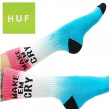huf worldwide ハフ socks 靴下 Make Em Cry Crew Socks ソックス_画像1