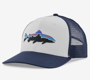 パタゴニア キャップ Patagonia 6パネル フィッツロイ トラウト 新品 Fitz Roy trout trucker hat cap 帽子 メッシュキャップ ハット 