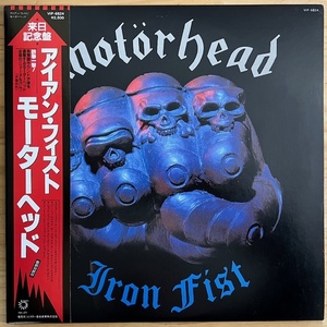 LP■HR/HM/MOTORHEAD/IRON FIST/BRONZE VIP-6824/国内82年ORIG OBI/帯 美品/モーターヘッド/アイアン・フィスト/NWOBHM/HEAVY METAL/メタル