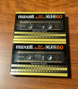 即決 送料無料【未開封】maxell ハイポジションカセットテープ XLⅡ-S 60分 2本セット HIGH POSITION TYPE-Ⅱ