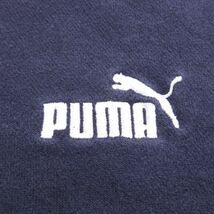 XL/古着 プーマ puma 長袖 スウェット パーカー メンズ 00s ワンポイントロゴ ツートンカラー 大きいサイズ ラグラン 紺他 ネイビー 24jan0_画像3