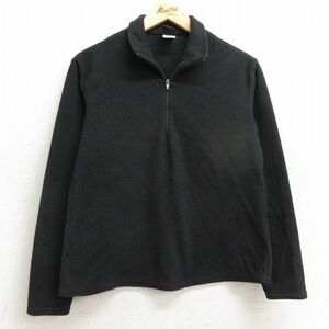 古着 パタゴニア patagonia 長袖 ハーフジップ フリース ジャケット レディース 90s キャプリーン 黒 ブラック 24jan13 中古 アウター ジャ