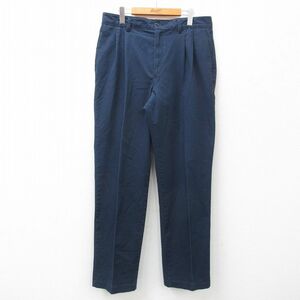 W36/古着 Wear Guard ワーク パンツ メンズ 90s 紺 ネイビー 24jan16 中古 ボトムス ロング