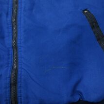 XL/古着 長袖 ジャケット メンズ 90s Powell レーシング ラグラン 刺繍 青他 ブルー 内側フリース 24jan23 中古 アウター_画像7
