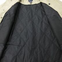 XL/古着 ギャップ GAP 長袖 コート メンズ 00s ロング丈 ベージュ カーキ 内側キルティング 24jan23 中古 アウター_画像3