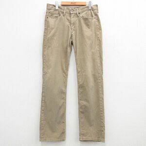 W32/古着 リーバイス Levis 514 コーデュロイ パンツ メンズ ベージュ系 カーキ 24jan25 中古 ボトムス ロング