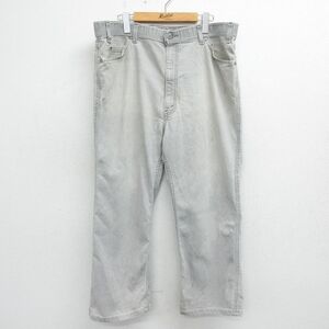 W39/古着 リーバイス Levis パンツ メンズ 00s 薄グレー 24jan26 中古 ボトムス ロング