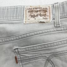 W39/古着 リーバイス Levis パンツ メンズ 00s 薄グレー 24jan26 中古 ボトムス ロング_画像4