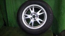 ◆ トヨタ ZVW30 純正 アルミホイール スタッドレスタイヤ 15インチ 4本 6.0J PCD100 5穴 +45 195/65R15 BS 19年 溝6.5㎜ 中古 L131_画像6