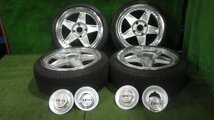 ◆ FIORIO SPORTS DINO アルミホイール タイヤ 16インチ 4本 7.0J PCD114.3 4穴 +52 165/45R16 ２銘柄 13年/20年 中古 L136_画像1