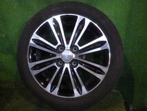 ◆ ダイハツ タント カスタム LA600S 純正 アルミホイール タイヤ 15インチ 4本 4.5J PCD100 4穴 +45 165/55R15 BS ECOPIA 14年 中古 A47_画像3