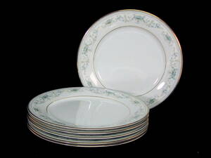 ■Noritake ノリタケ NIPPON TOKI KAISHA 2600 NOBLE ノーブル プレート 皿 23cm　6枚セット■