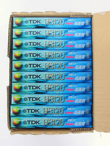 ■未使用・未開封 TDK VHS HS120 ビデオテープ スタンダードタイプ 高画質 10本セット■