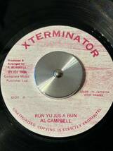 AL CAMPBELL / RUN YU JUS A RUN (7')_画像1