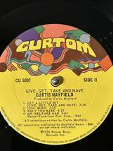 CURTIS MAYFIELD / GIVE,GET,TAKE AND HAVE (LP) カーティス・メイフィールド　コレクター_画像5