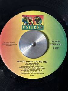 The Melody Makers-feat. Buju Banton / SOLUTION (DO-RE-ME) (7')