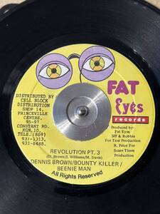 Dennis Brown,Bounty Killer,Beenie Man / REVOLUTION PT.3 (7') A’