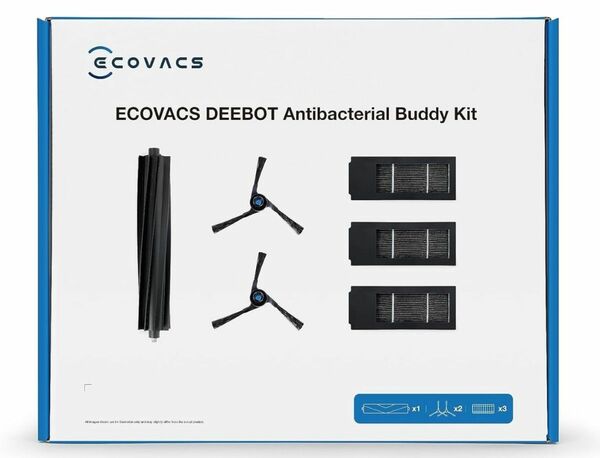 新品未開封 純正品 ECOVACS(エコバックス) 【抗菌性能付き】DEEBOT X2 OMNI 消耗品アクセサリーキット