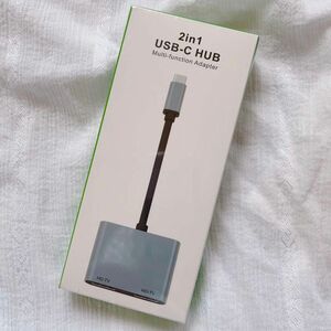 【新品】USB-C HDMI 変換アダプタ 2画面出力 マルチ ディスプレイアダプタ