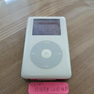 〈614〉iPod classic A1059 20GB 第4世代 本体のみ中古　