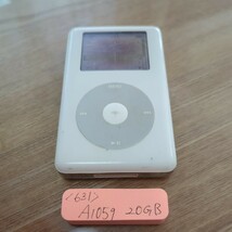 〈631〉iPod classic A1059 20GB 第4世代 本体のみ中古　_画像1