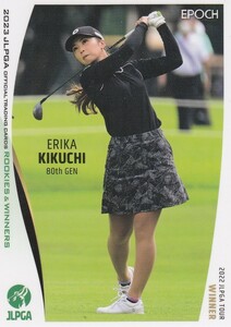 菊地絵理香 epoch エポック 2023 ROOKIES & WINNERS レギュラーカード JLPGA 女子プロゴルフ　③