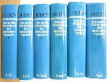 ■01)【1円〜・セール】【同梱不可】Duden Das grosse Worterbuch der deutschen Sprache 全6巻揃いセット/洋書/ドイツ語の大辞典/B_画像2