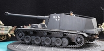 1/35 ドイツ軍 シュタール・エミール VK3001(H) 12.8cm 自走砲（フィギュア付き） 制作完成品_画像4