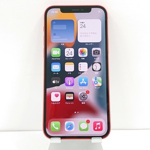 iPhone12 256GB au レッド 送料無料 即決 本体 c01942