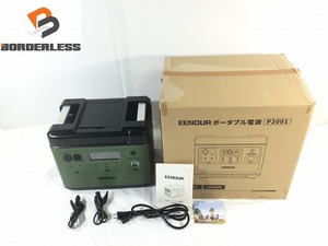 ☆美品☆EENOUR イーノウ ポータブル電源 P2001 大容量2000Wh 瞬間最大4000W リン酸鉄リチウム電池 キャンプ 車中泊 78590